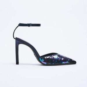 Sequin Slingback Heels NWT